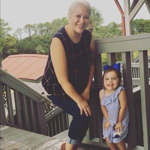 Old Navy Swing Gingham Tank Top